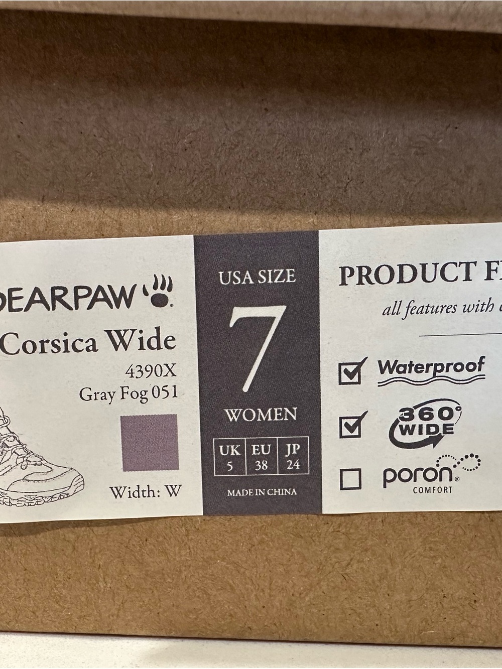 BearPaw Corsica Waterproof Gray and Purple Women's Trail Boots - Picture 13 of 14